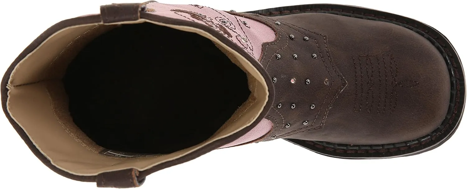 Roper Unisex-Child Saddle Light-K Traditional Cowboy Boots