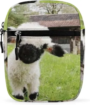 Scotland Black Sheep Mini Crossbody Bag Shoulder Bag Small Messenger Bag Unisex