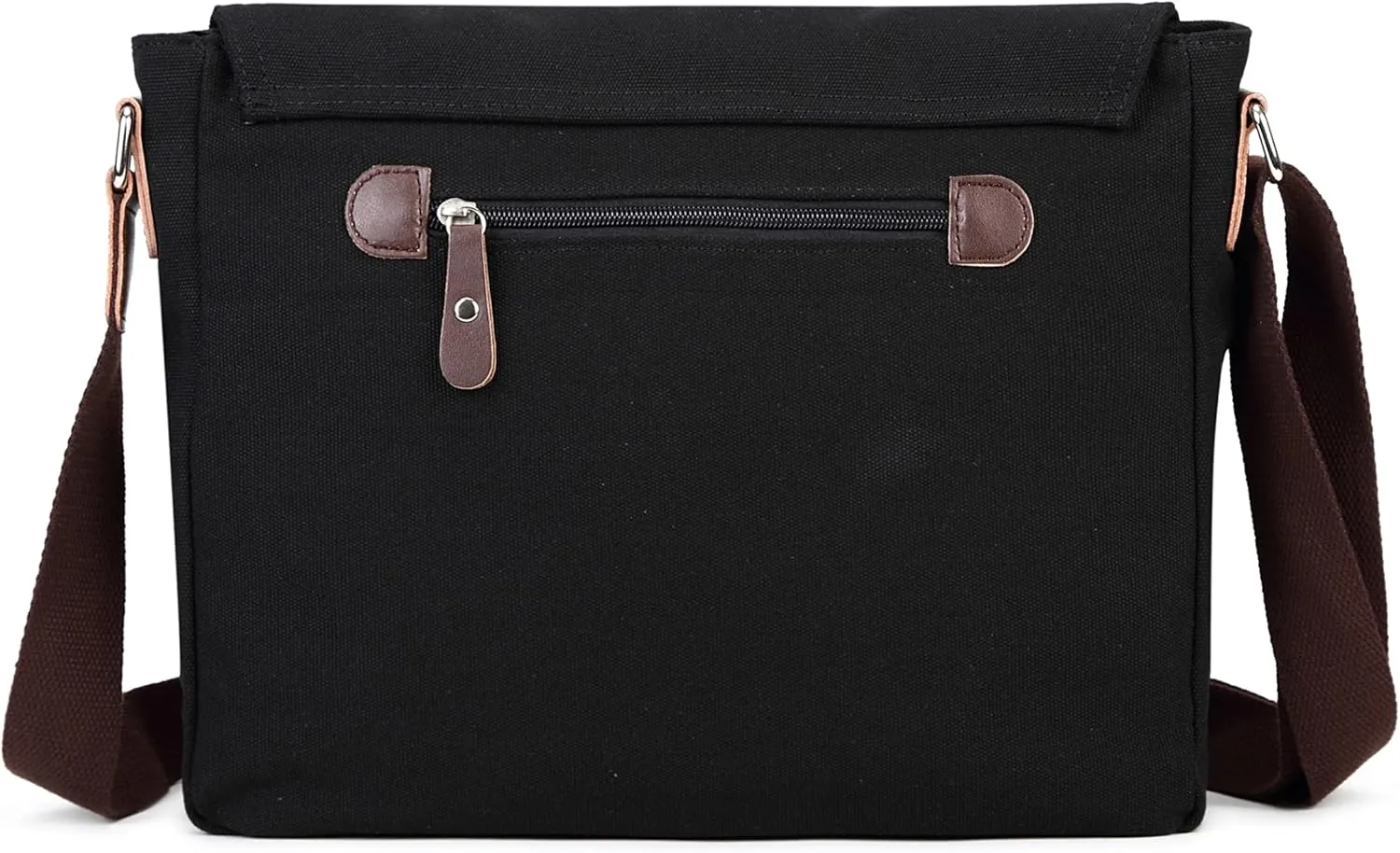 Sechunk Canvas Small Messenger Bag Vintage Shoulder bag Everyday Purse Crossbody bag for men women