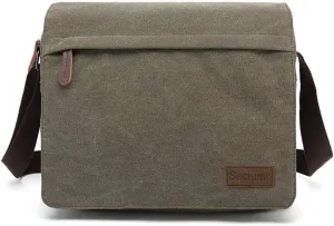 Sechunk Vintage Canvas Messenger Cross body bag Shoulder bag
