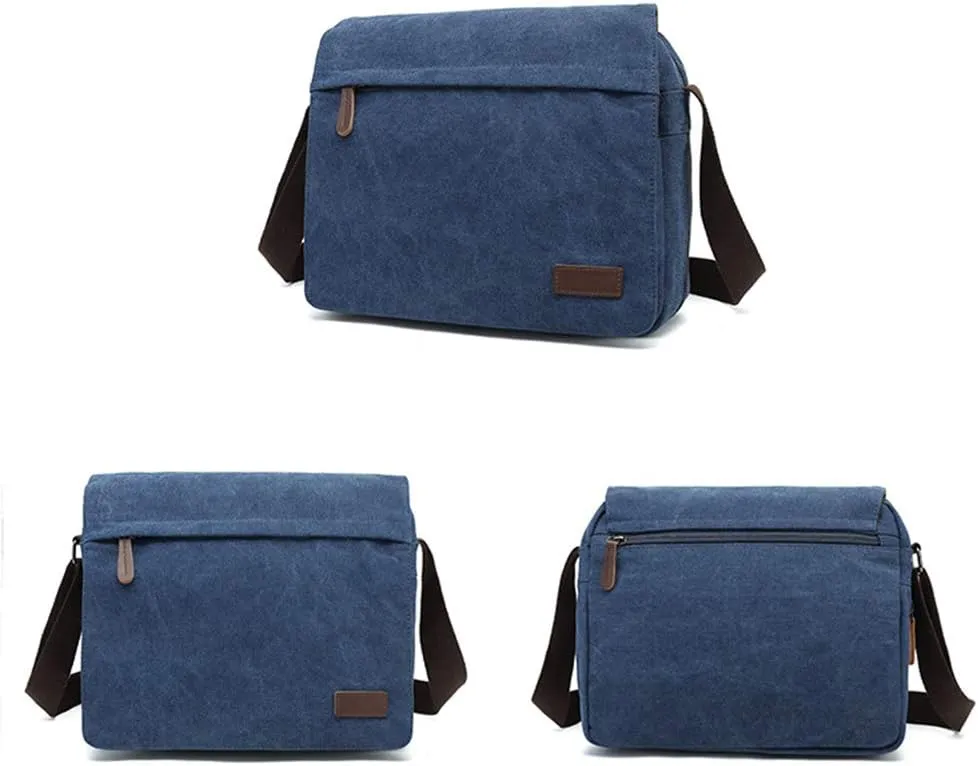 Sechunk Vintage Canvas Messenger Cross body bag Shoulder bag