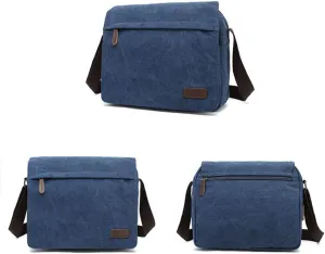Sechunk Vintage Canvas Messenger Cross body bag Shoulder bag
