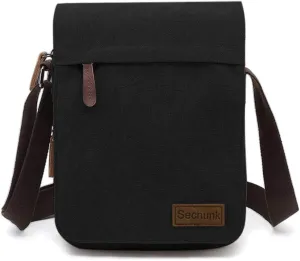 Sechunk Vintage Canvas Messenger Cross body bag Shoulder bag