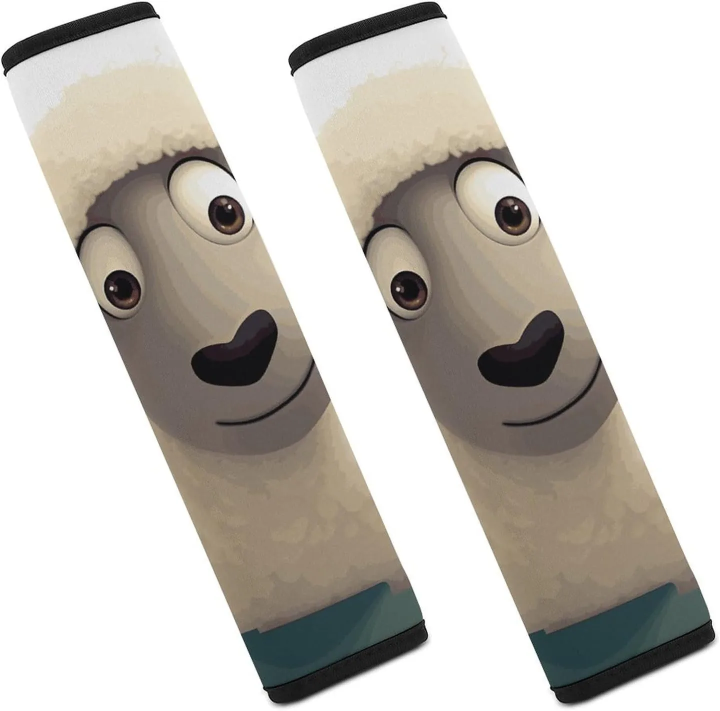 Sheep Auto Seat Belt Cover 2PCS Universal Car Seat Belt Shoulder Protector Pad, Protect Your Shoulders and Neck for Car Seat Belt, Shoulder Bag, Backpack