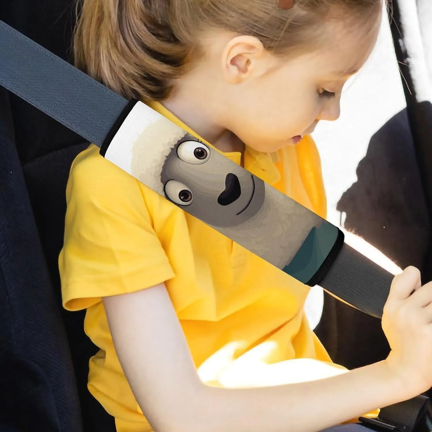 Sheep Auto Seat Belt Cover 2PCS Universal Car Seat Belt Shoulder Protector Pad, Protect Your Shoulders and Neck for Car Seat Belt, Shoulder Bag, Backpack