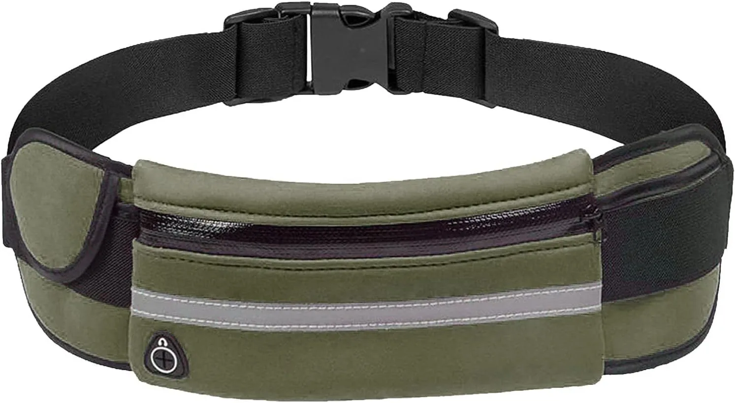 Slim Running Belt for Men, Waterproof Fanny Pack for Men,Phone Holder for Running,Reflective Waist Bag,Runners Belt Pouch,Money Belt,Waist Pack Bag for Workout Running Travel Camping