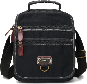 Small Canvas Crossbody Messenger Bag - Man's Casual Shoulder Bag