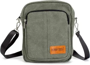 Small Casual Canvas Messenger Bags Lightweight Crossbody Travel Purse Shoulder Bags for Women Men Canvas Side Bag for Men