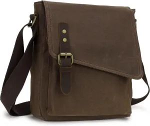 Small Messenger Bag,VONXURY Water Resistant Shoulder Bag Canvas Crossbody Purse for Women Men