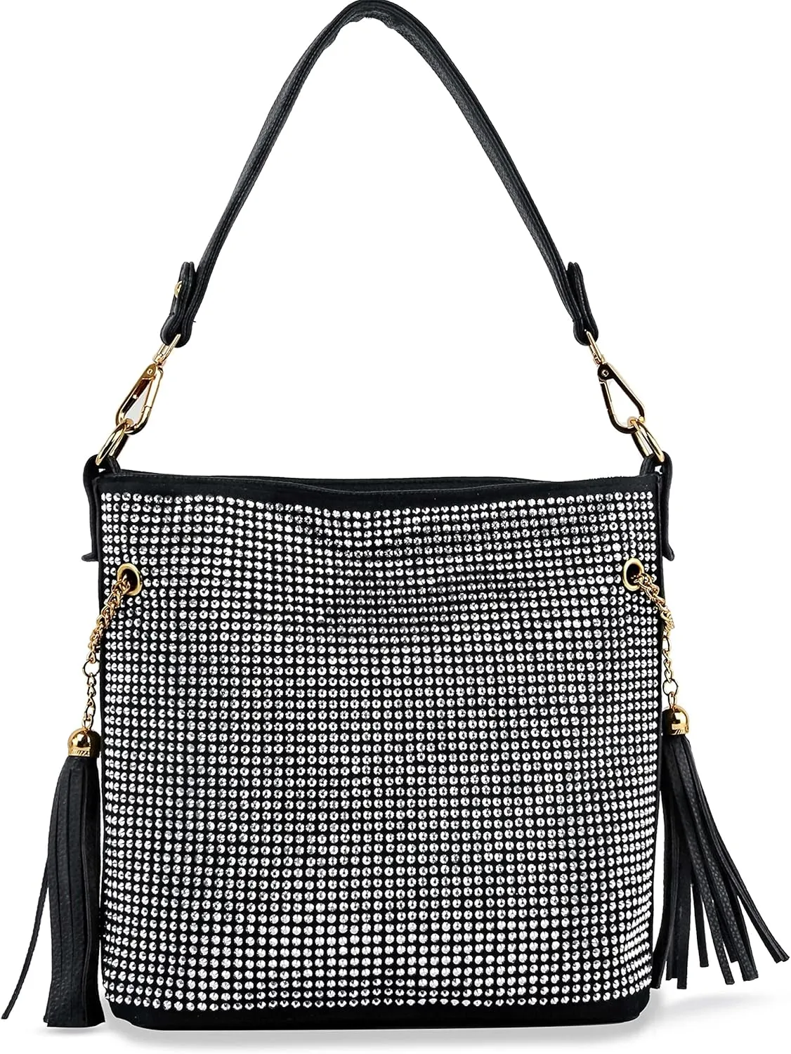 Sparkling Hand Bag Handbags Rhinestone Hobo Purses Crossbody for Women