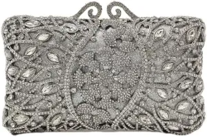 Sparkly Crystal Clutch Women Diamond Minaudiere Party Evening Bags Rhinestone Wedding Cocktail Bridal Purse Handbags