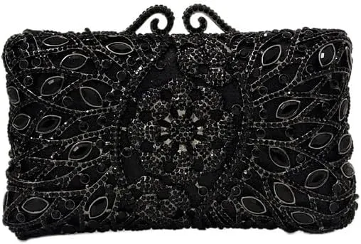 Sparkly Crystal Clutch Women Diamond Minaudiere Party Evening Bags Rhinestone Wedding Cocktail Bridal Purse Handbags
