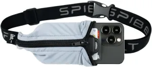 SPIbelt ECO Running Belt for Women Men, Phone Holder for Running, Running Fanny Pack, Running Waist Pack, Expandable, Adjustable. Made from Recycled Materials. Seafoam with Black Zipper