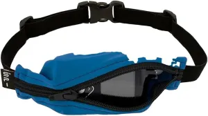 SPIbelt Kids Pocket Belt, Expandable Pocket, Adjustable Waist, No Bounce, No Logo Band, Steel Blue with Black Zipper