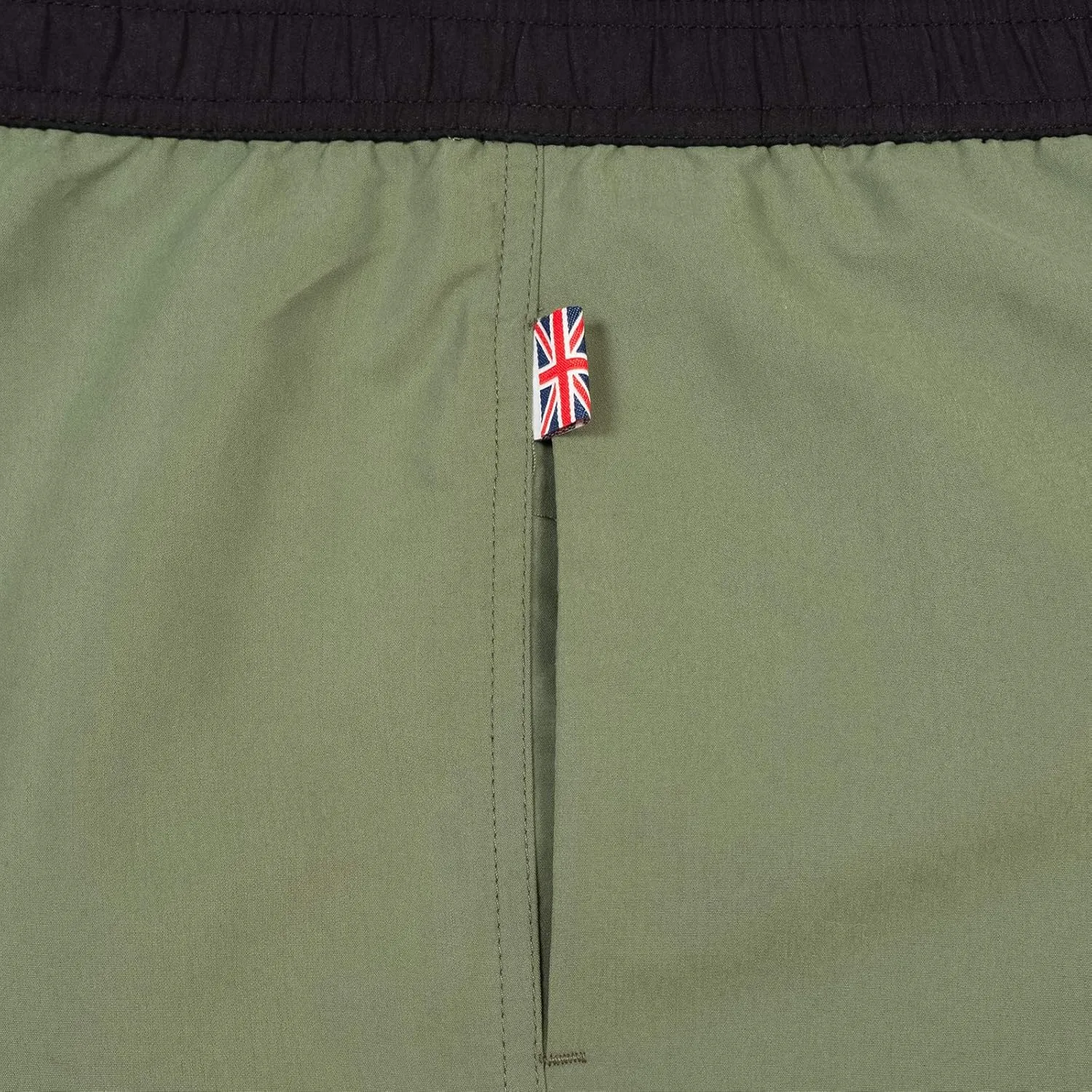 Spirit of England Lonsdale Men´s Logo Beach Shorts Olive Green Surfing Board Swimming Pants Trunks