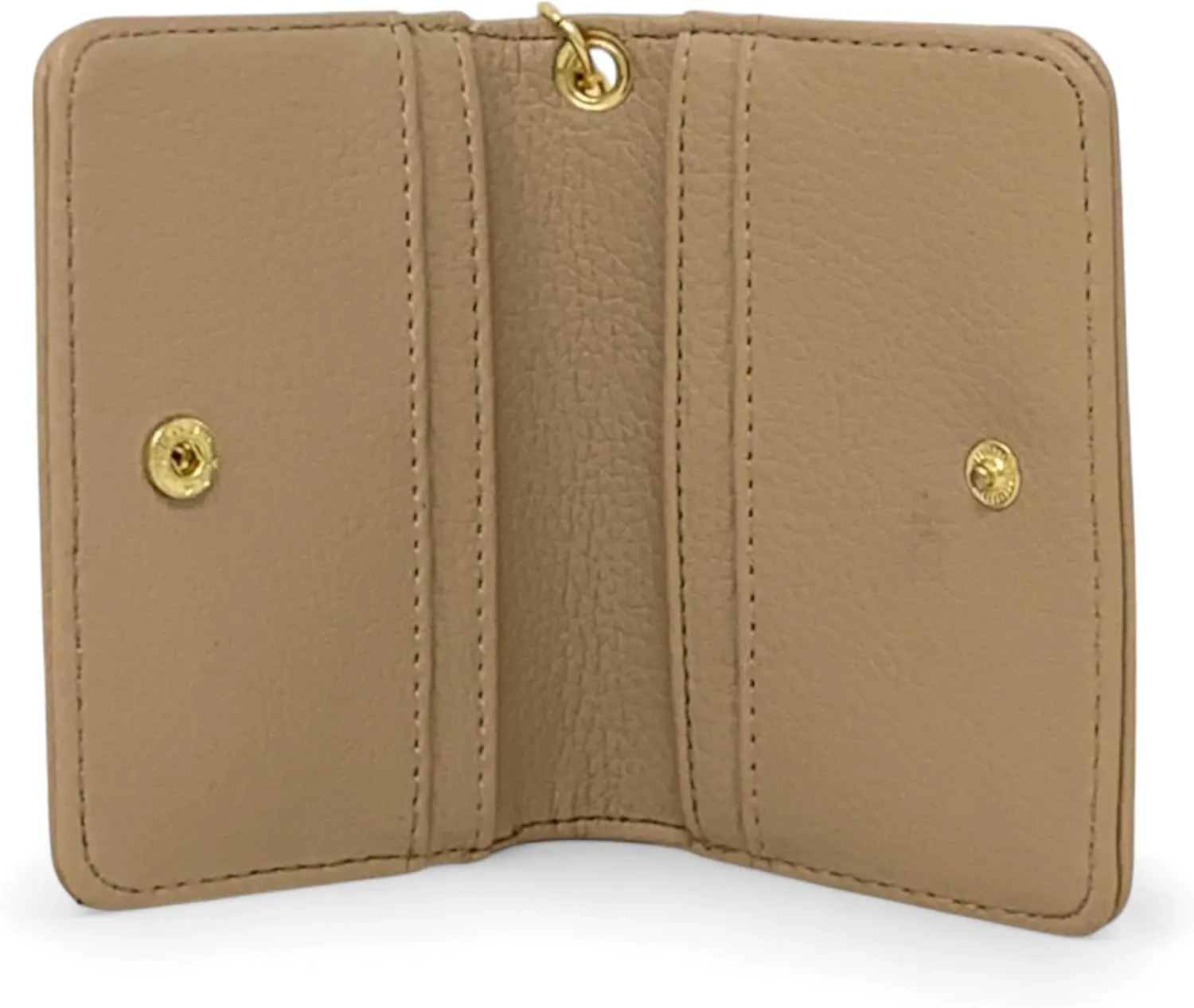 Steve Madden Bfold Clip On Card Case Wallet with Keyring (Timeless Taupe)
