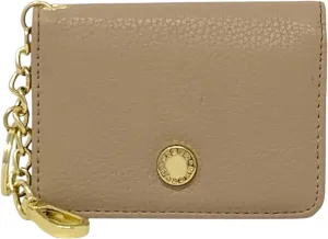 Steve Madden Bfold Clip On Card Case Wallet with Keyring (Timeless Taupe)