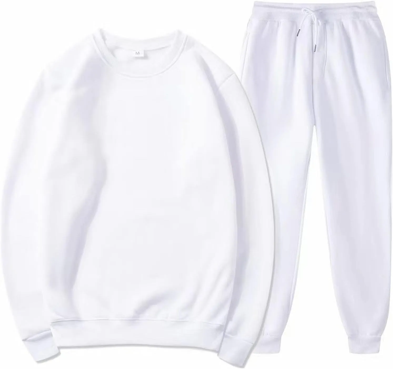 Sweatpants for Men Pants Track Cuff Spliced Solid Color Lace up Workout Pants Drawstring Sweatpants with Pockets