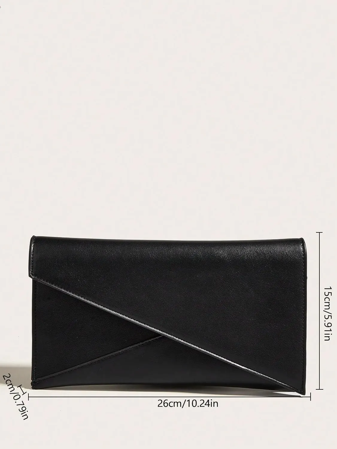 SweatyRocks Women's Leather Chain Strap Crossbody Bag Medium Evening Clutch Bags