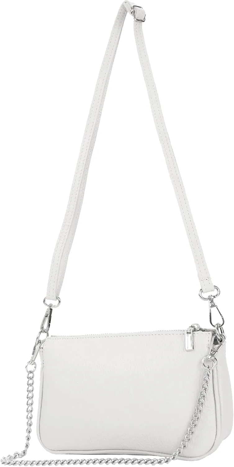 T237 - Small shoulder bag made of Italian leather