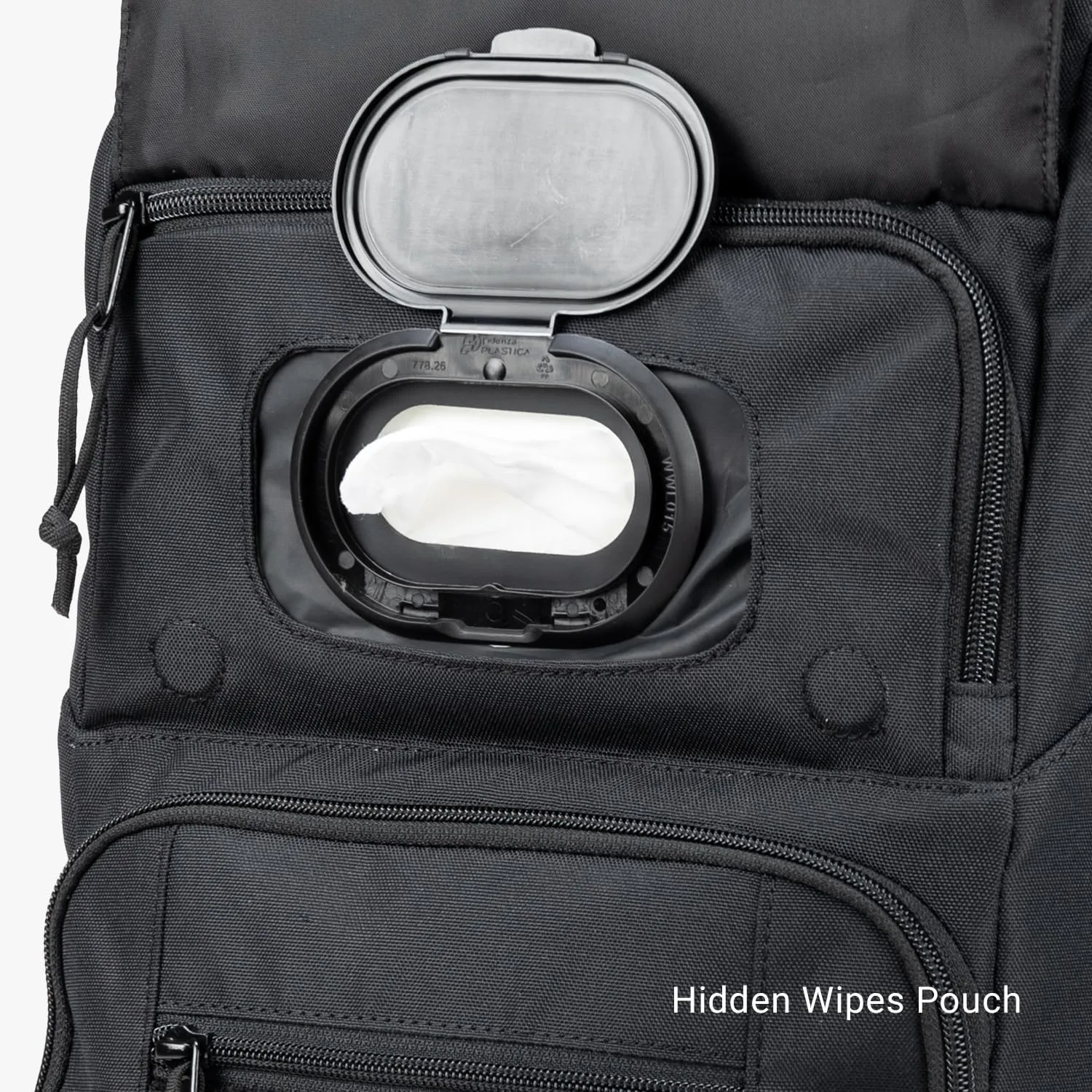 Tactical Baby Gear Everyday Diaper Bag Backpack for Men w/Changing Mat (Black Everyday)
