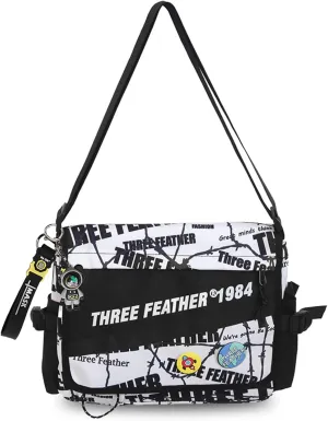 Teclado Fashion Crossbody Bag with Cute Accessories Casual Messenger Bag with Pendants Shoulder Bag Purse Travel Daypacks