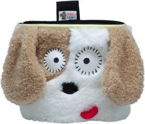 Tequila&Bones Dog Treat Bag Training Pouch, Hands-Free Dog Treat Pouch, Dog Walking Pouch, Waist Bag | Washable Inner Bag | with Belt, Clip & Drawstring Closure (Whiskey)