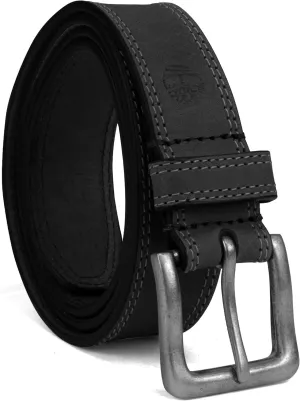 Timberland mens Classic Leather Jean Belt 1.4 Inches Wide