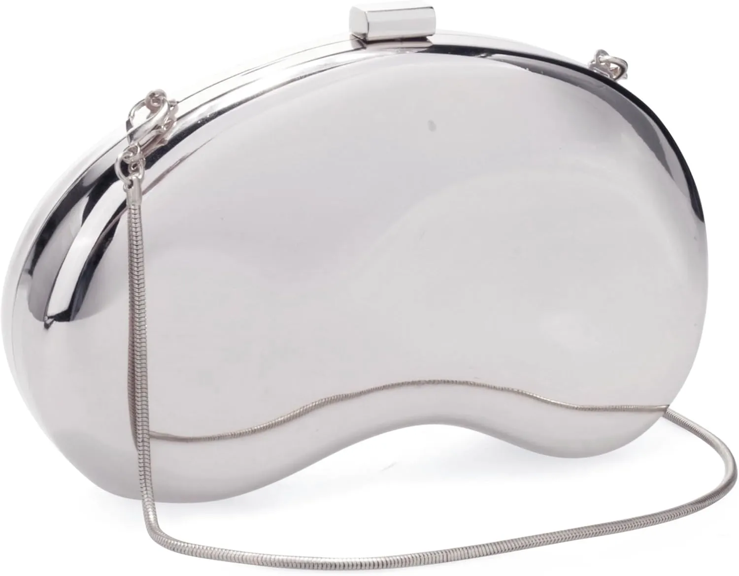 Tmore Clutch Purses for Women Evening Handbags with Chain Metallic Purse Cute Shell Purse Clutch Bag for Wedding Party Prom