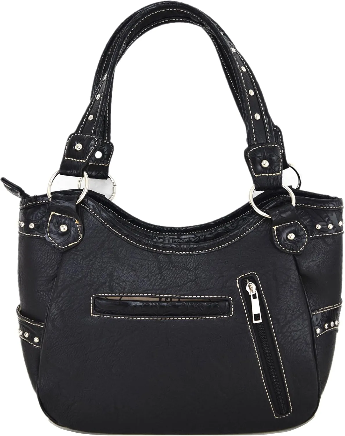 Tooled Leather Laser Cut Western Style Horse Cowgirl Purse Country Totes Women Handbag Everyday Shoulder Bags Wallet Set