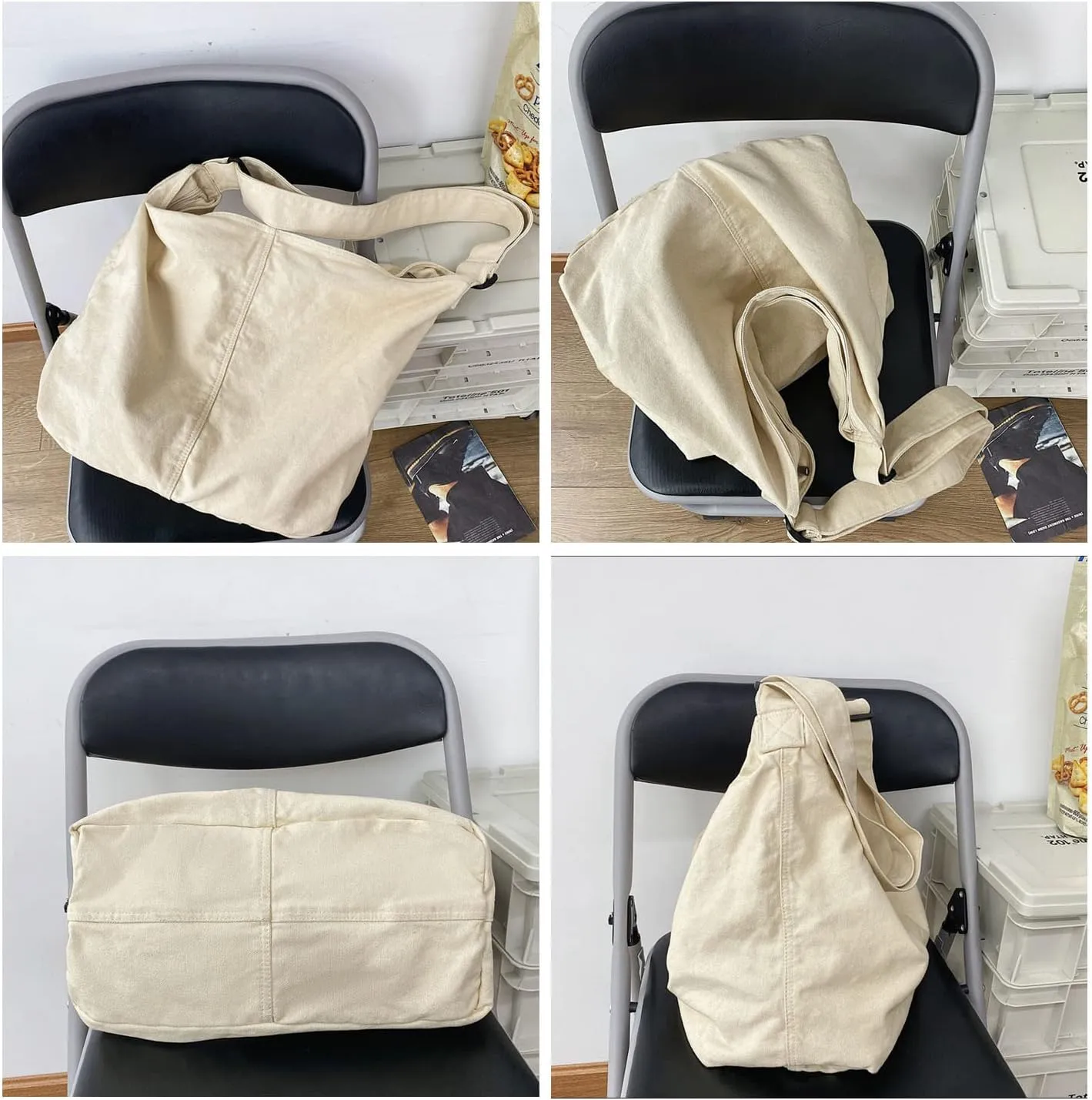 Tote bag for woman casual canvas bag female large capacity handbag men and women shoulder bag