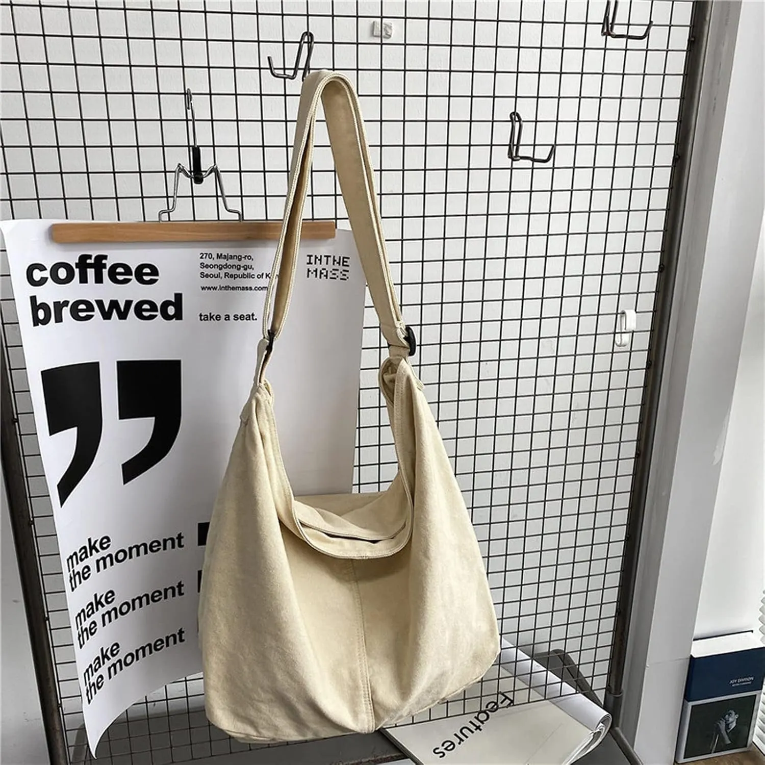 Tote bag for woman casual canvas bag female large capacity handbag men and women shoulder bag