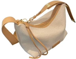 Trendy Women's Large Capacity Canvas Crossbody Bag with Adjustable Strap, Buckle & Zip Design,Festive Gifting