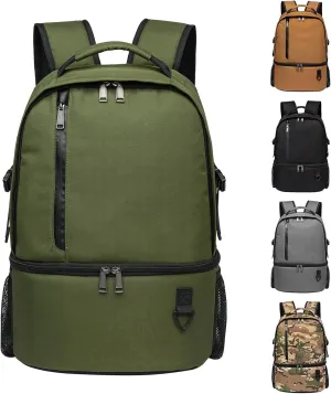 TUGUAN Insulated Cooler Backpack 38/42 Cans Double Deck Leakproof Lightweight Soft Lunch Backpack Small Cooler Bag Beach Picnic