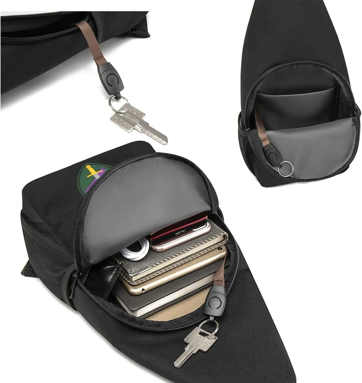 Us Civil Affairs And Psychological Operations Command Airborne Adjustable Fanny Pack Waist Bag For Travel Sports