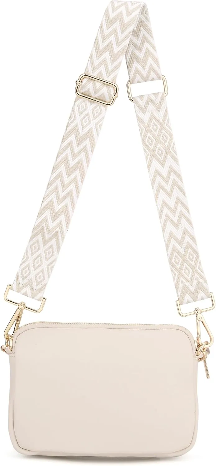 UTO Small Crossbody Bags for Women 3 in 1 Trendy Belt Purse Fashion Designer Mini Cute Sling Fanny Chest Pack