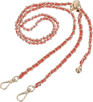 uxcell Adjustable Purse Chain Strap Crossbody Chain Strap Chain Strap for Handbag Shoulder Bag Clutch Wallet