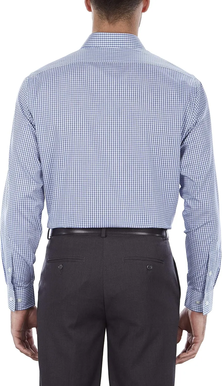 Van Heusen Men's Dress Shirt Regular Fit Flex Collar Check