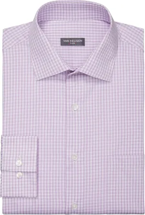Van Heusen Men's Dress Shirt Regular Fit Flex Collar Check