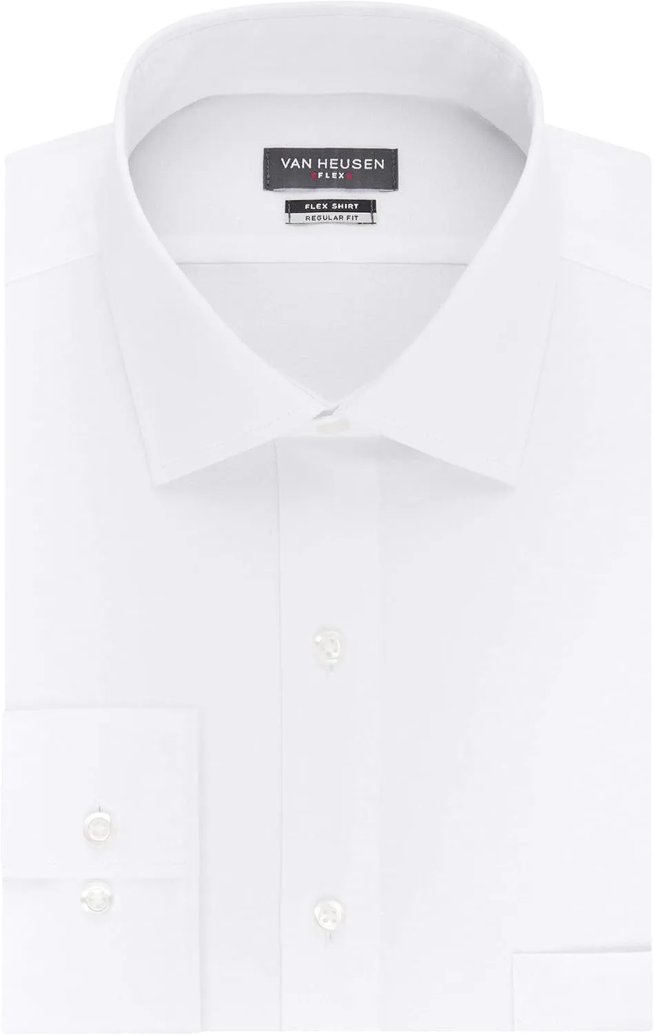 Van Heusen Men's Regular Fit Flex Collar Stretch Dress Shirt