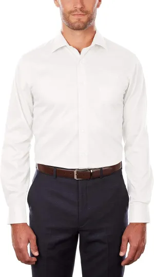 Van Heusen Men's Regular Fit Flex Collar Stretch Dress Shirt