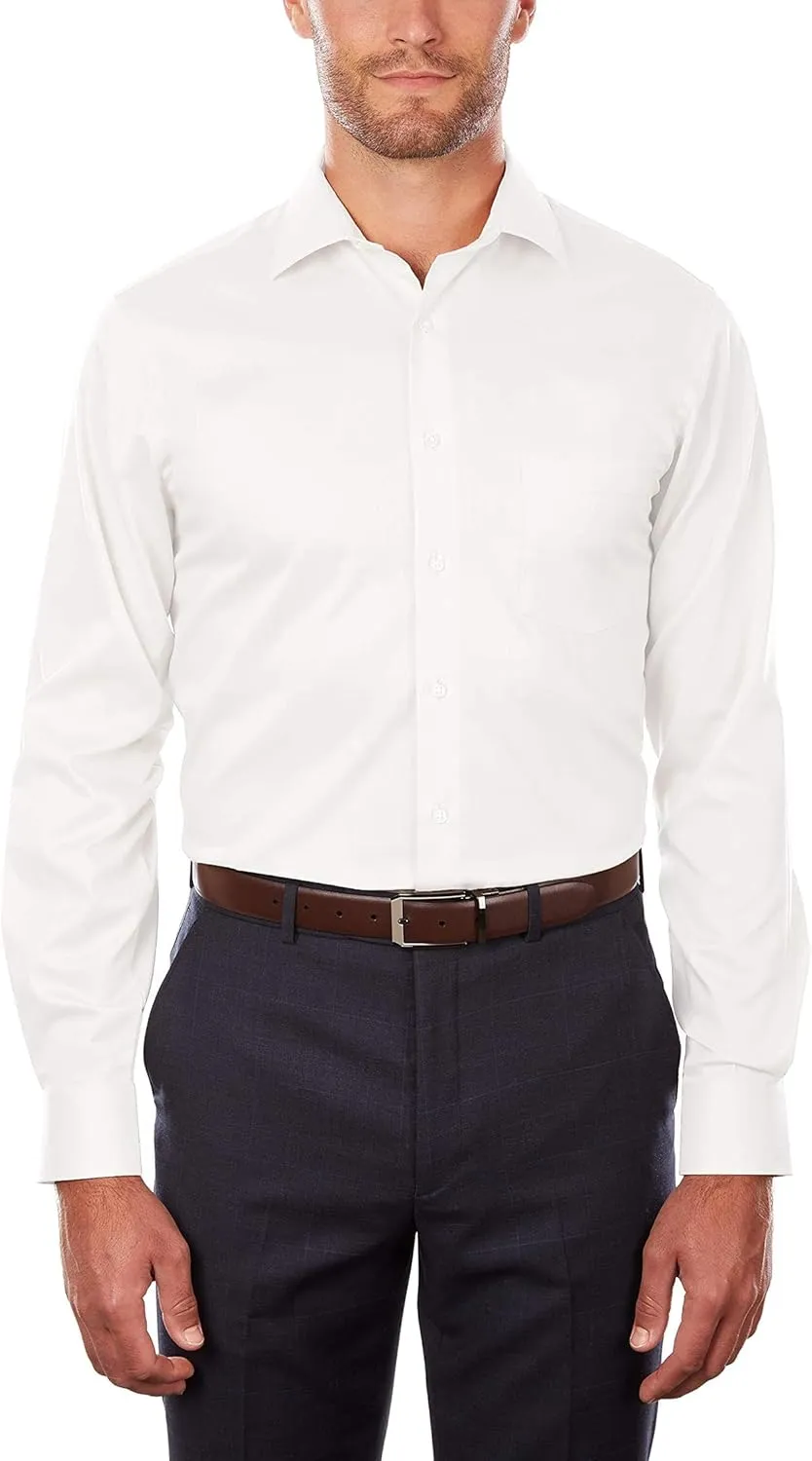 Van Heusen Men's Regular Fit Flex Collar Stretch Dress Shirt