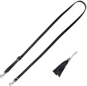 VanEnjoy Adjustable Genuine Leather Crossbody Straps Replacement - Width 1/2“, Length 25”-51”