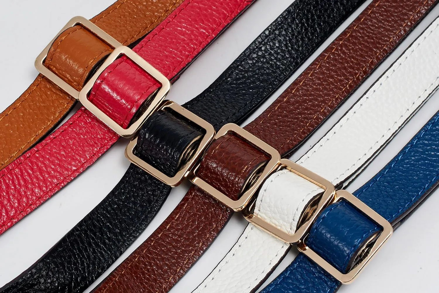 VanEnjoy Full Grain Genuine Leather Adjustable CrossBody Strap Replacement for Bag Purse, 0.7" Wide,26-51" Long