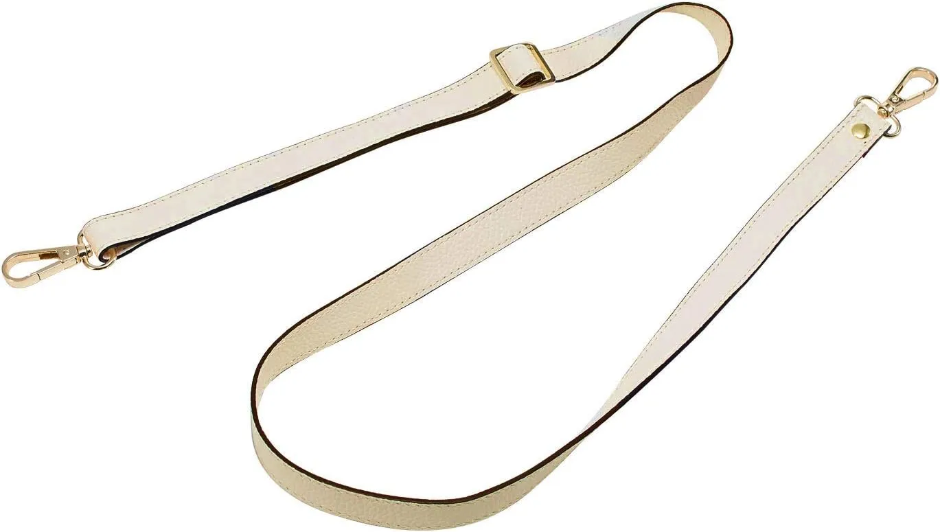 VanEnjoy Full Grain Genuine Leather Adjustable CrossBody Strap Replacement for Bag Purse, 0.7" Wide,26-51" Long
