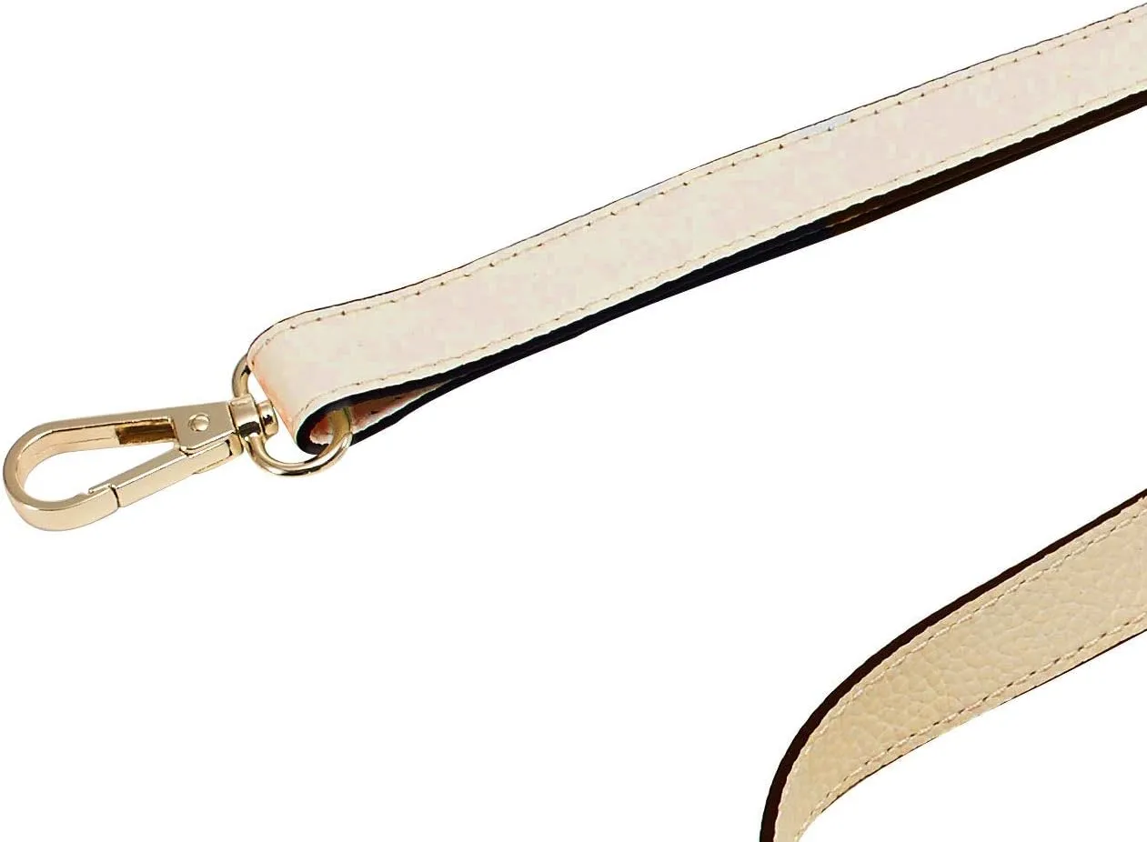 VanEnjoy Full Grain Genuine Leather Adjustable CrossBody Strap Replacement for Bag Purse, 0.7" Wide,26-51" Long