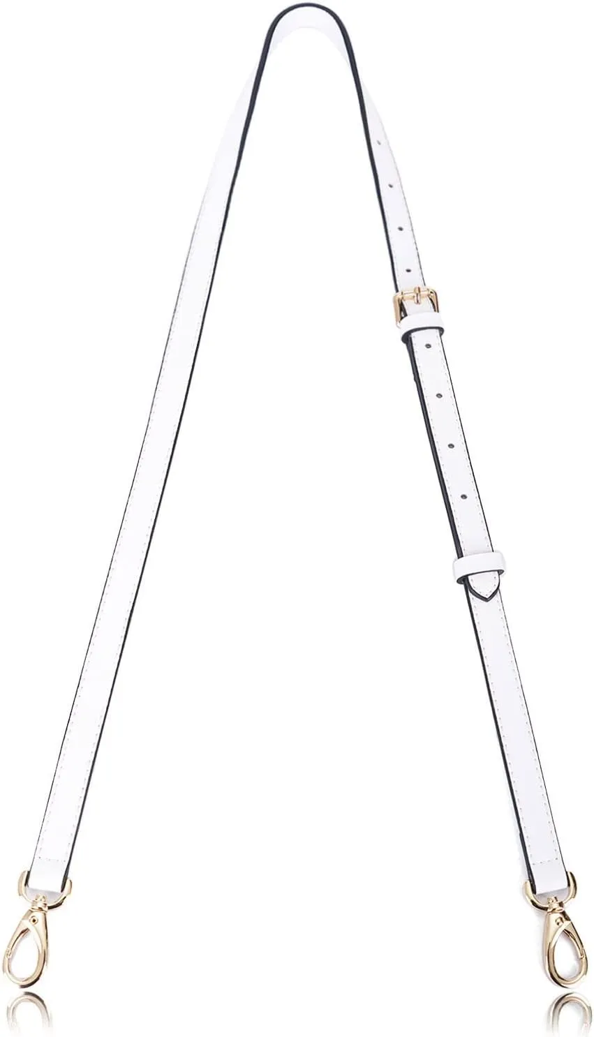 VanEnjoy Genuine Leather Adjustable Purse Strap Replacement for Cross Body Bag Handbag - 3/5 inch Wide,51 inches Long