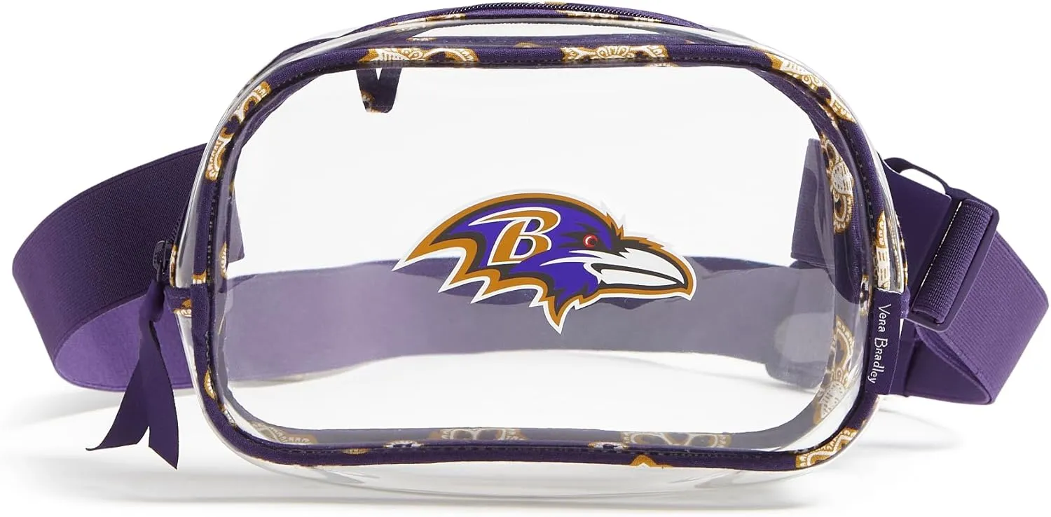 Vera Bradley Women's Clear NFL Small Belt Bag (Multiple Teams Available)