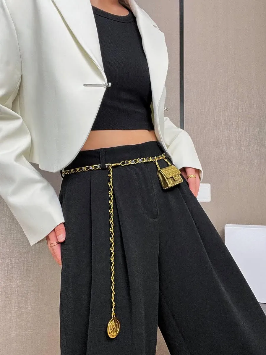 Vhitler Mini Waist Bag for Women - Fashionable Small Belt Bag - Trendy Y2k Accessory