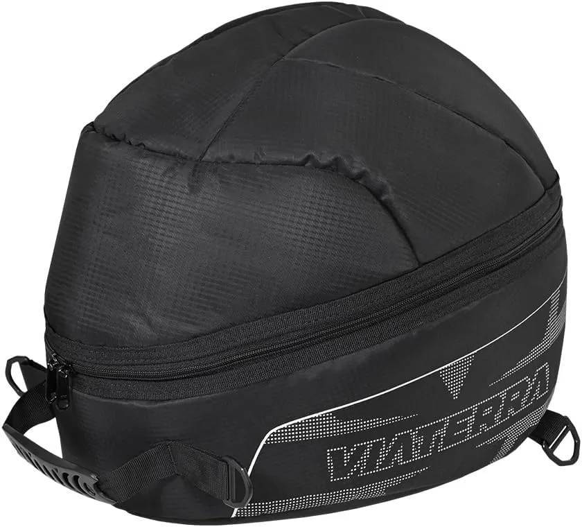 ViaTerra Motorcycle Riding Helmet Bag I Avoid Scratches & Dirt on Helmet Visor I for Safe Carry & Storage of Motorcycle Accessories I Soft Fleece Lined with Foam Padding
